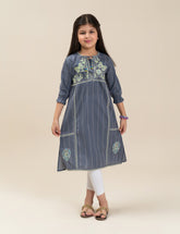BUTTERFLY EMBROIDERED DRESS