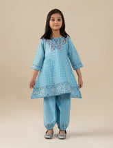 2 PIECE EMBROIDERED PEPLUM SUIT