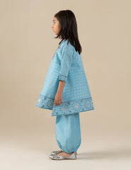 2 PIECE EMBROIDERED PEPLUM SUIT
