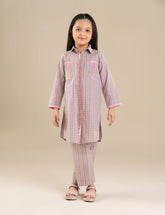 2 PIECE POCKETS EMBROIDERED SUIT