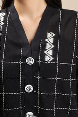 2 PIECE BASIC JACQUARD SUIT (PRET)
