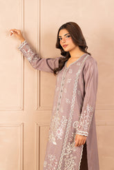 2 PIECE EMBROIDERED ZARI JACQUARD SUIT (LUXURY PRET)