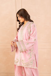 2 PIECE EMBROIDERED ZARI JACQUARD SUIT (LUXURY PRET)