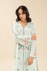2 PIECE EMBROIDERED LAWN SUIT (PRET)
