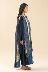 EMBROIDERED SELF JACQUARD SHIRT (PRET)