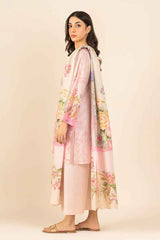 3 PIECE EMBROIDERED LAWN SUIT (PRET)