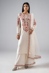 3-PC Embroidered Raw-Silk CMA-6-315