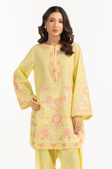 Cambric Embroidered Co-Ord Set