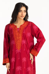 Cambric Embroidered Co-Ord Set