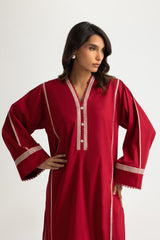 Cambric Embroidered Co-Ord Set