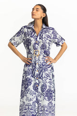 Cambric Printed Long Shirt