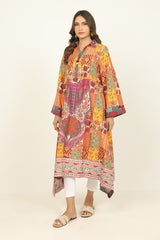 Cambric Printed Long Shirt