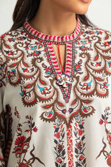 Cambric Printed Long Shirt