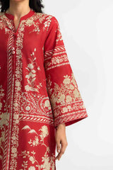 Cambric Printed Shirt And Embroidered Shalwar