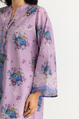 Cambric Printed Shirt And Embroidered Trouser