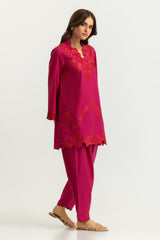 Cotton Bana Dora Embroidered Co-Ord Set