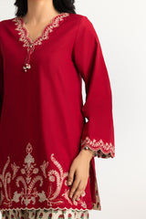 Cotton Bana Dora Embroidered Co-Ord Set
