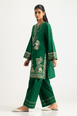 Cotton Bana Dora Embroidered Co-Ord Set