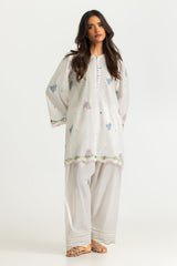 Cotton Embroidered Co-Ord Set