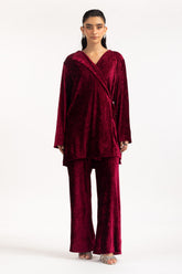 Crinkle Velvet Co-Ord Set