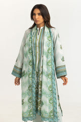 Cross Hatch Printed Shirt And Dupatta