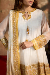 3-PC Embroidered Cotton Net Suit CMA-5-300
