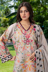 3-PC Stitched Printed Lawn C-Print Vol 3 CP6-25P