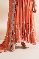 3-PC Embroidered Chiffon CMA-6-418