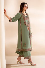 3-PC Embroidered Silk CMA-6-369