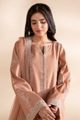 3-PC Stitched Embroidered CMA-6-398