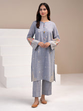 2 Piece Yarn Dyed Suit-Embroidered (Pret)