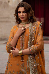 3-PC Embroidered Chiffon Suit CMA-6-225