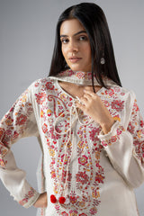 3-PC Embroidered Raw-Silk CMA-6-315