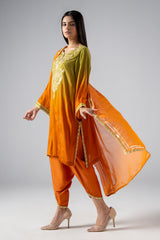 3-PC Embroidered Raw-Silk CMA-6-264