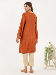 Linen Shirt-Embroidered (Pret)