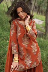 Embroidered Raw Silk CMA-6-441