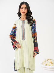 Linen Suit-Embroidered(Pret)