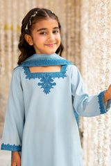 3-PC Embroidered Raw-Silk CKP-6-381