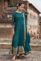 3-PC Embroidered Chiffon CMA-6-427