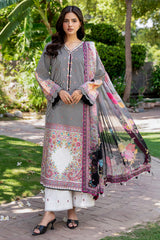 3-PC Stitched Printed Lawn CP6-22P