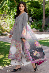 3-PC Stitched Printed Lawn CP6-22P