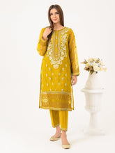 2 Piece Organza Suit-Embroidered (Pret)