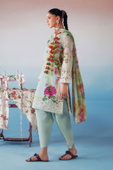 3 Piece Embroidered Lawn Suit
