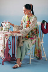 3 Piece Embroidered Lawn Suit