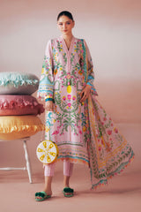 3 Piece Embroidered Lawn Suit