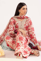 3 Piece Embroidered Lawn Suit