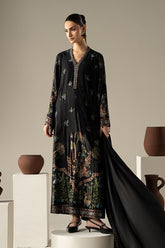 3 Piece Embroidered Linen Suit