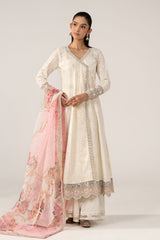3 Piece Embroidered Dobby Lawn Suit