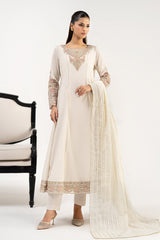 3 Piece Embroidered Dobby Lawn Suit