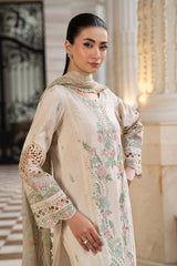 3 Piece Embroidered Self Jacquard Lawn Suit